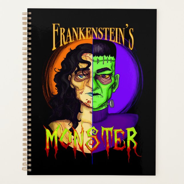 Agenda Monstruo, película clásica de terror, película de  (Anverso)