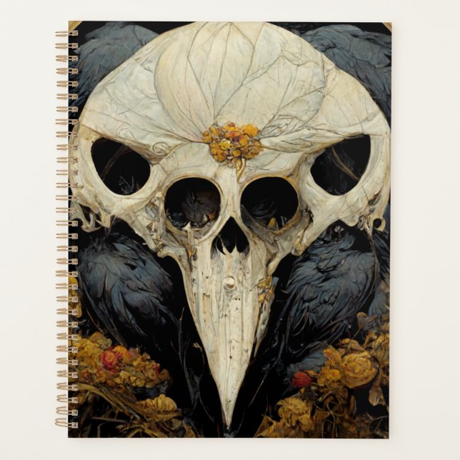 Agenda Monstruoso Gótico de horror en Raven Gothic (Anverso)