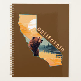 Agenda Montañas de Oso de Contorno de California