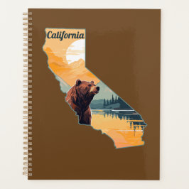 Agenda Montañas de Oso de Contorno de California
