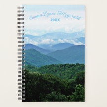 Montañas humeantes Thoreau Cita Personalizado Verd