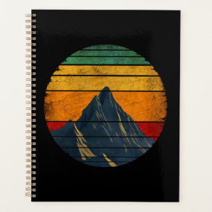 Agenda Montañismo Vintage Retro de Escalada en Montaña