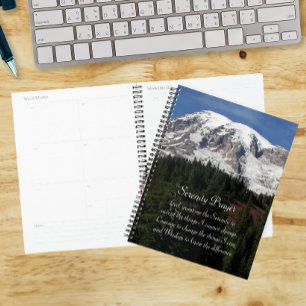 Agenda Monte Rainier Oración de la Serenidad Paisaje