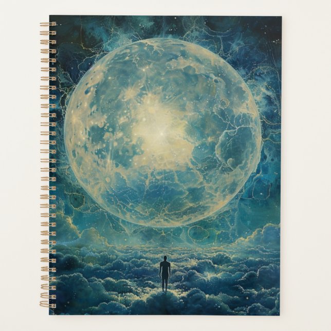 Agenda Moon Is a Mirror Baby Blanket (Anverso)