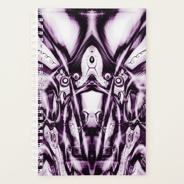 Agenda Morado en caída (Anverso)