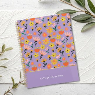 Agenda Morado pastel funky femenino trendy