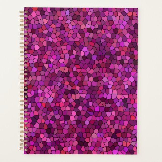Agenda Mosaic Pink (Anverso)
