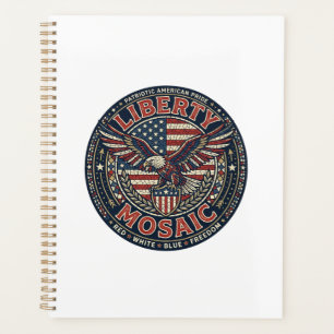 Agenda Mosaico Liberty Patriótico Mosaico Patriótico Vint