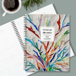 Agenda Mosaico personalizado<br><div class="desc">Este único planificador está decorado con un mosaico colorido. Personalizable fácil con tu nombre y año. Utilice la opción de edición para cambiar el tamaño,  estilo o color del texto. Porque creamos nuestra obra de arte no encontrarás esta imagen exacta de otros diseñadores. Original Mosaico © Michele Davies.</div>