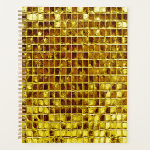Agenda Mosaicos de oro Elegante lujo moderno