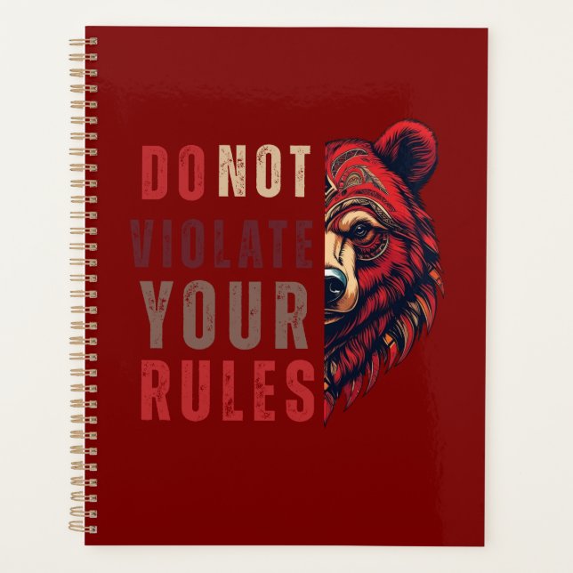 Agenda Motivación | Mentalidad de Forex | Osito (Anverso)