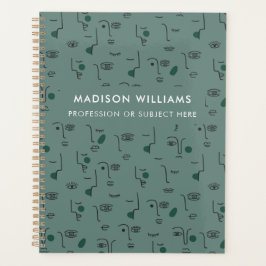 Agenda Motivos Botánicos Personalizados con Nombre