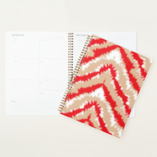 Agenda Motivos y patrones de textura rojos, naranjas y ro