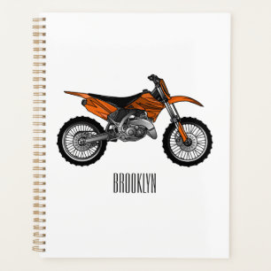 Agenda Motocicleta sucia fuera de carretera / motocross p