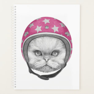 Agenda Motociclista de gato persa