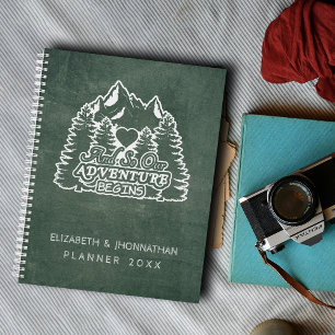 Agenda Mountain Adventure empieza Boda de pizarra verde