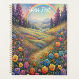 Agenda Mountains Flowers Rainbow