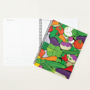 Agenda Mucha verduras - Jardinero, agricultor, vegetarian