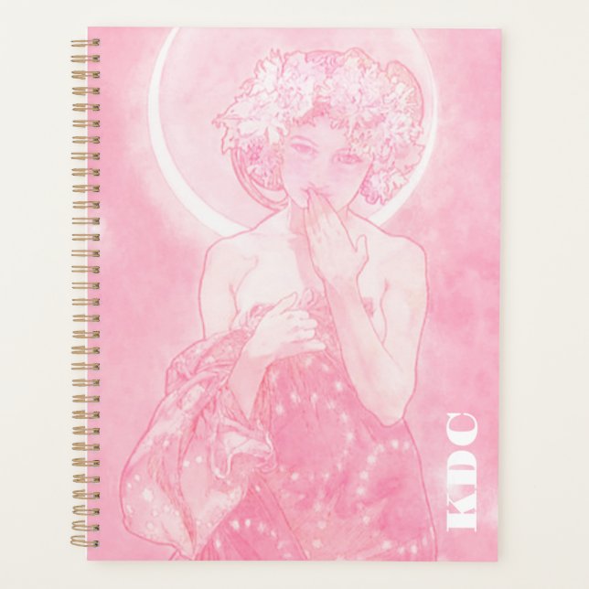 Agenda Muchacha Rosa 'La Luna' (Anverso)