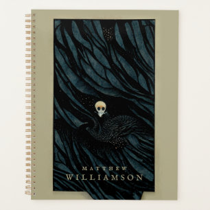 Agenda Muerte Ilustracion gótico vintage con tu nombre