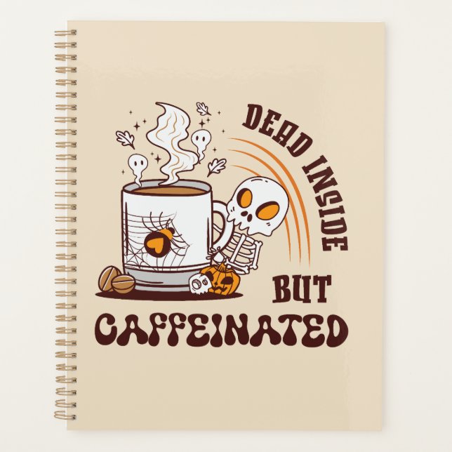 Agenda Muerto adentro pero cafeinado (Anverso)