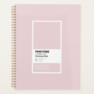 Agenda Muestra de paleta de colores minimalista rosa Prim