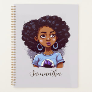 Agenda Mujer africana elegante