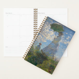 Agenda Mujer con parasol Paisaje francés