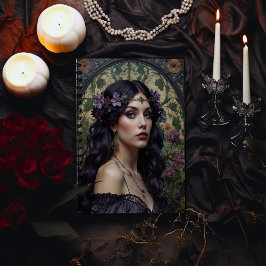 Agenda Mujer gótica Art Nouveau