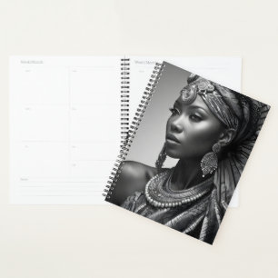 Agenda Mujer hermosa africana