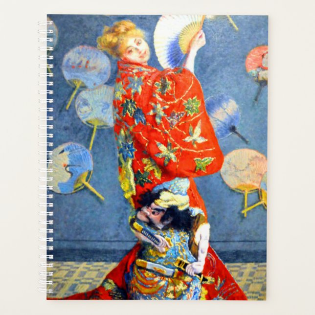 Agenda Mujer Monet en traje japonés (Anverso)