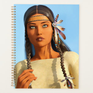 Agenda Mujer Nativa Americana Hermosa Vestimenta Indígena