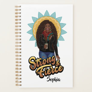 Agenda Mujer negra fuerte y feroz personalizada