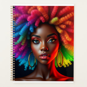 Agenda mujer negra melanina hermana dinero verde envidia