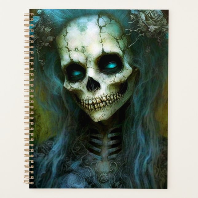 Agenda Mujer no muerta Skeleton Horror (Anverso)