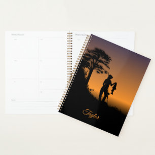 Agenda Mujer pescadora en Dusk Personal