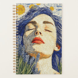 Agenda Mujer texturizada con sueño de lavadora nocturna e