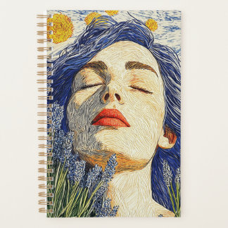 Agenda Mujer texturizada con sueño de lavadora nocturna e