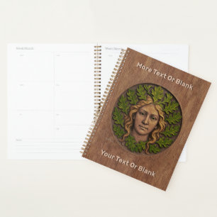Agenda Mujer Verde - Madera
