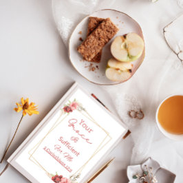 Agenda Mujeres cristianas florales con acuarela giratoria