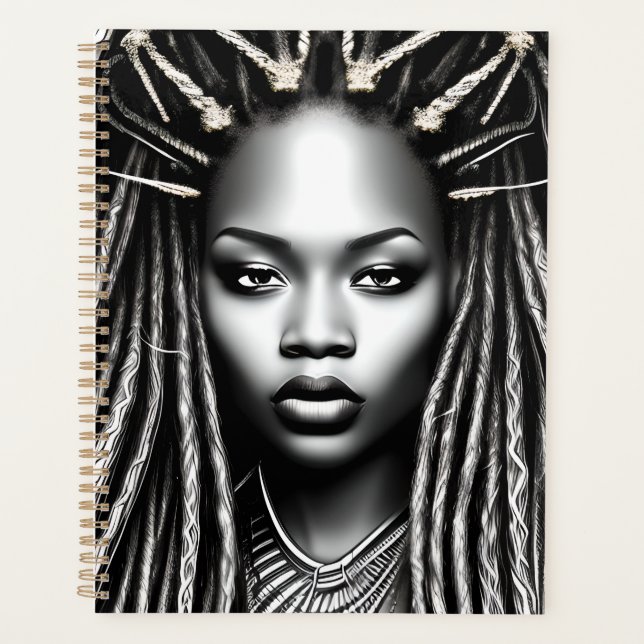 Agenda Mujeres negras reina de la melanina norteamericana (Anverso)