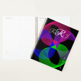Agenda Multi Color Fusion Geometric Spiral Planner