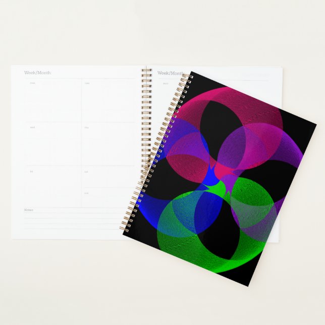 Agenda Multi Color Fusion Geometric Spiral Planner (Demostración)