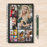 Agenda MultiCollage de fotos simple moderno personalizado<br><div class="desc">El planificador multiCollage de fotos Simple Moderno Personalizado Planner ofrece un collage de fotos de nueve de tus fotos favoritas y personalizado con tu nombre o texto personalizado en tipografía moderna. Perfecto regalo personalizado a la familia y amigos por cumpleaños, Navidades, Día de la Madre, Día del Padre, Abuelos, hermano,...</div>
