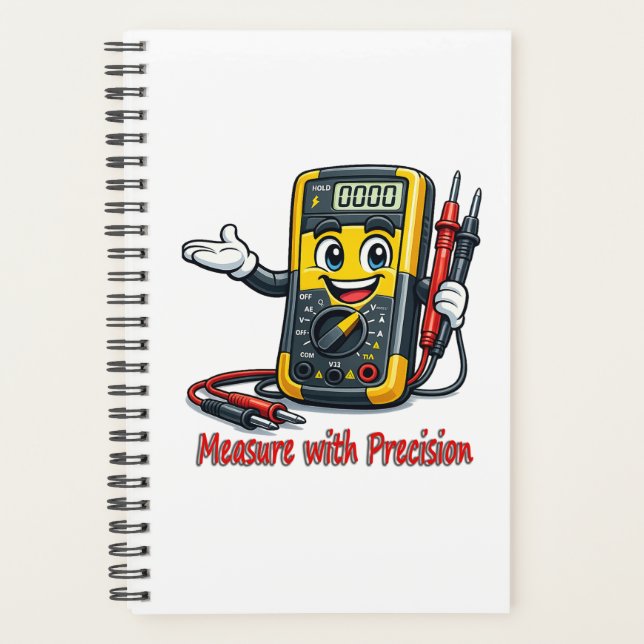 Agenda Multimeter Cartoon Measure With Precision Notebook (Anverso)