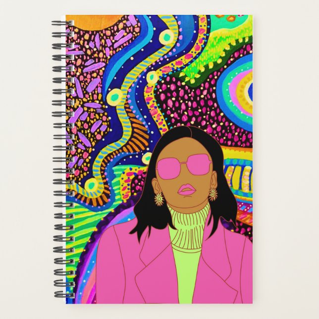 Agenda Mundo de color Rosa (Anverso)