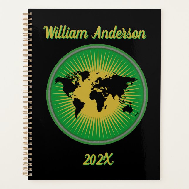 Agenda Mundo Personalizado (Anverso)