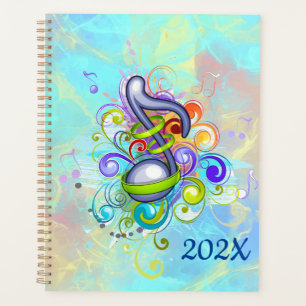 Agenda Música anual personalizado