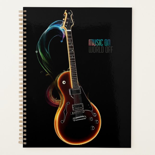 Agenda música de guitarra en (Anverso)