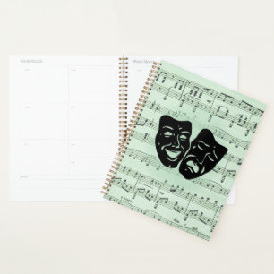 Agenda Música verde y máscaras griegas de teatro